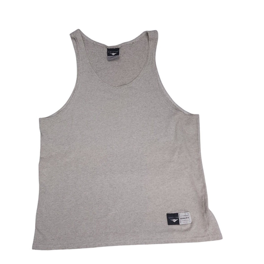 VTG USA Tank Top Shirt Mens LG Cotton Blend 80s 90s Casual Active Gym Workout